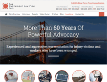 Tablet Screenshot of cartwrightlaw.com